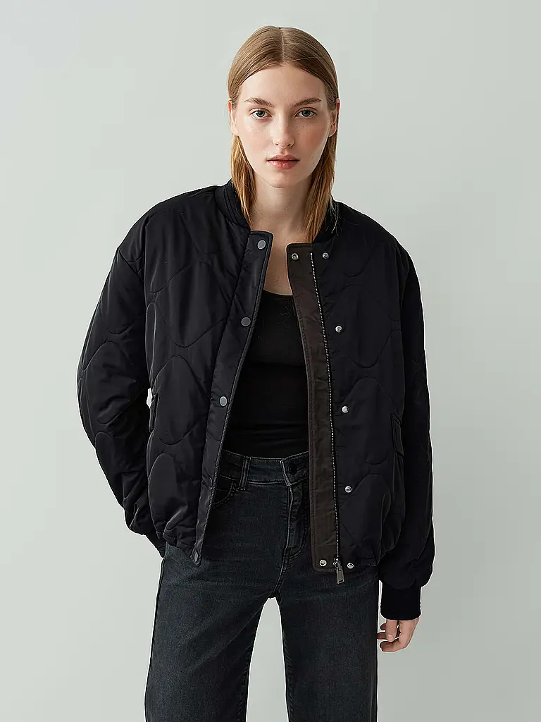 OPUS | Veste matelassée HALLINU | Noir