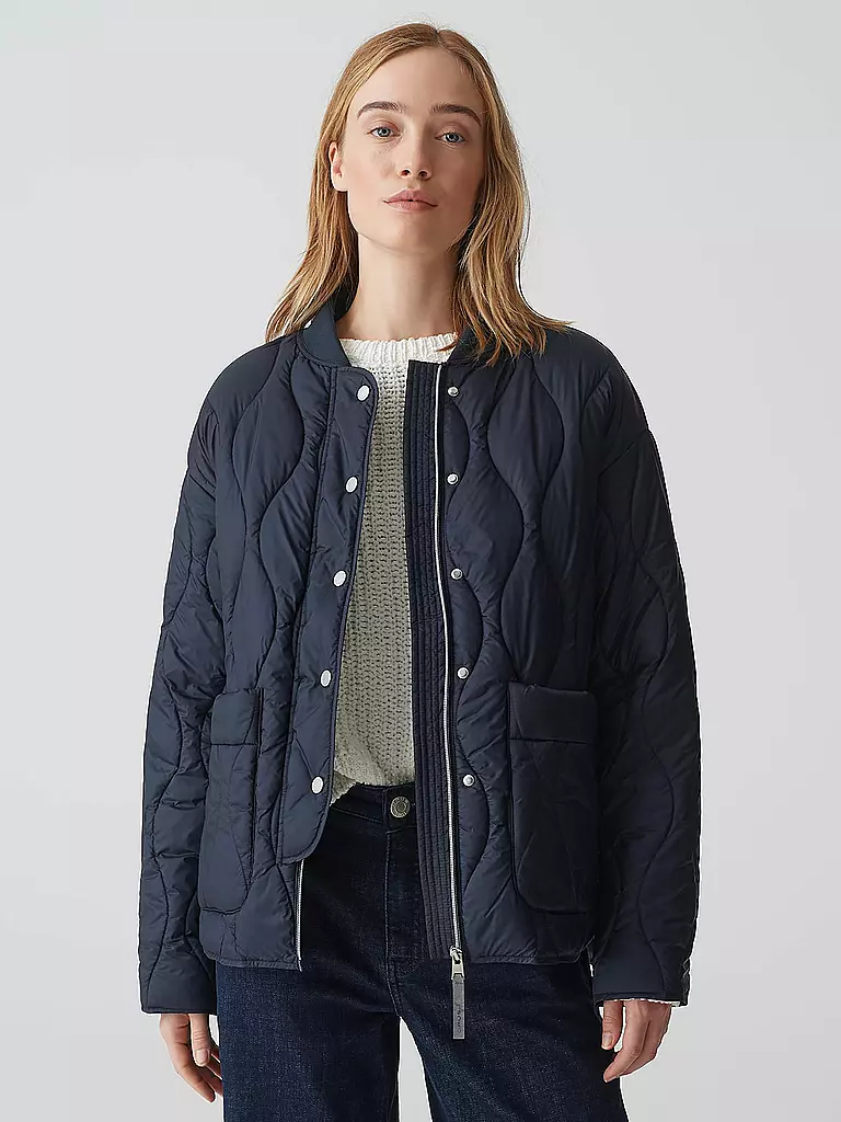 OPUS | Veste matelassée légère HALOTTE | Bleu foncé