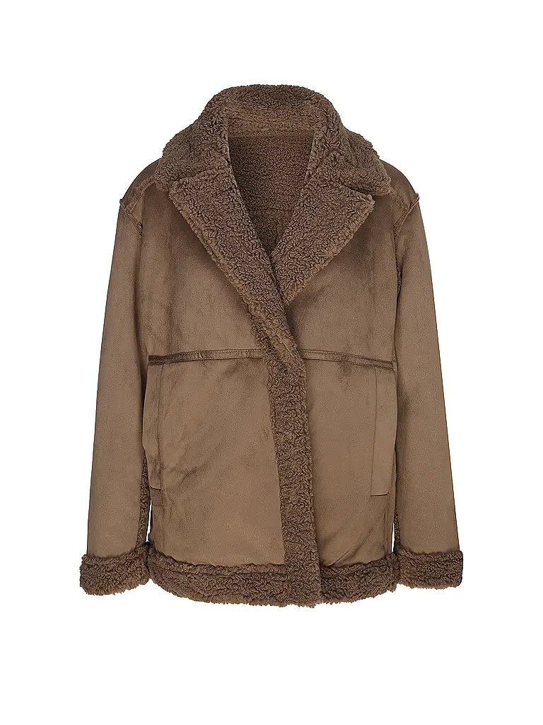 OPUS | Veste réversible aspect fourrure HENOLA | braun