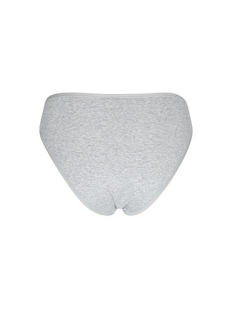 ORGANIC BASICS | Slip CORE RIB HIGH-LEG BRIEFS gris chiné