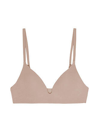 ORGANIC BASICS | Soutien-gorge sans armatures WIRELESS PLUNGE BRA hazelnut