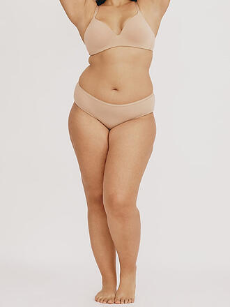ORGANIC BASICS | Soutien-gorge sans armatures WIRELESS PLUNGE BRA hazelnut