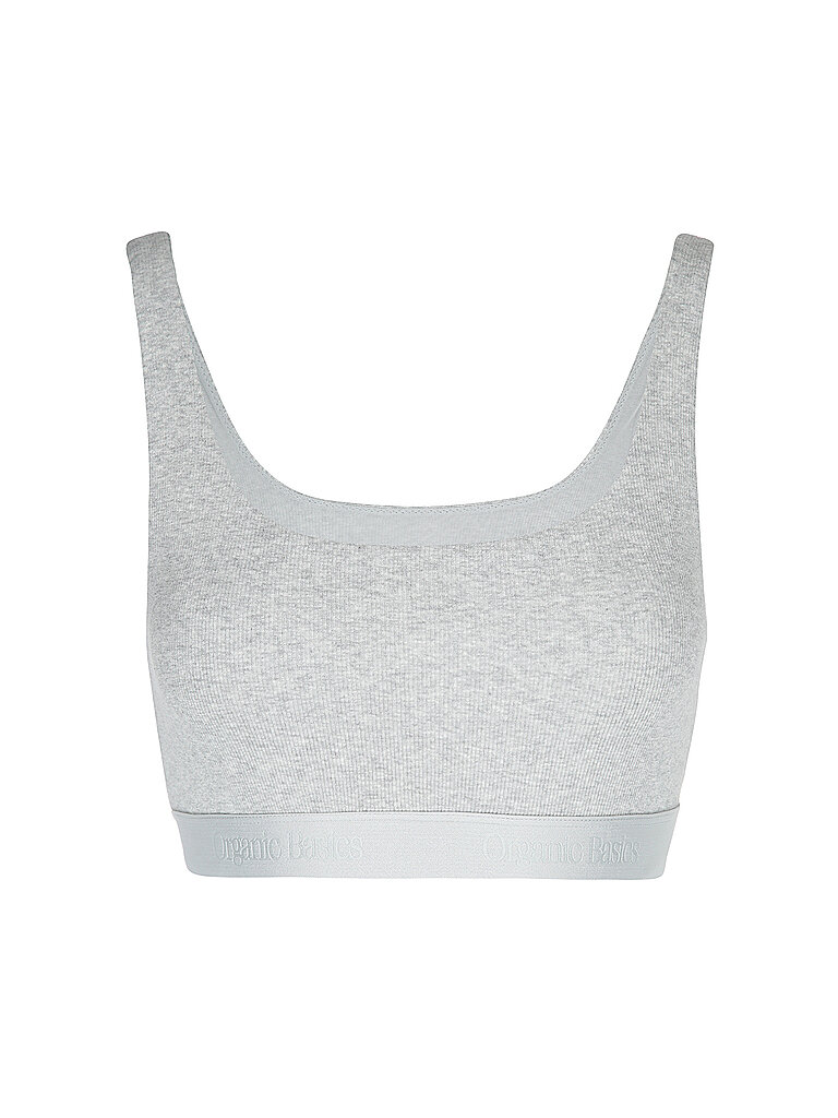 Bustier CORE RIB gris chiné gris clair S