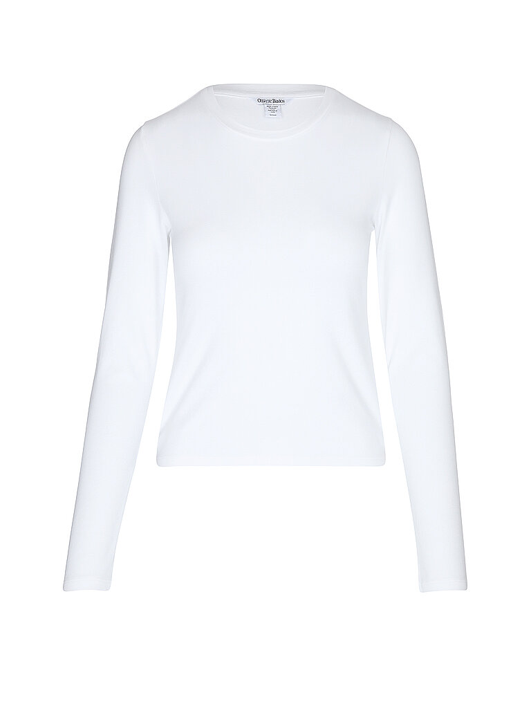 T-shirt de détente à manches longues EVERYDAY blanc S
