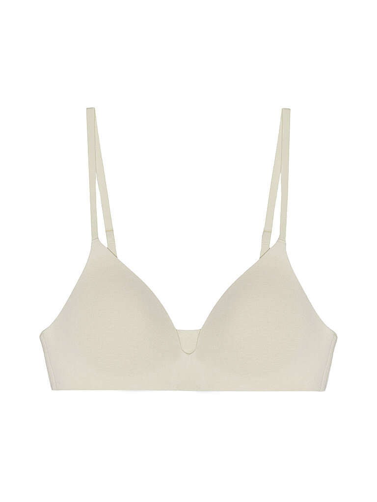 Soutien-gorge sans armatures WIRELESS PLUNGE BRA soft vanilla crème 36B