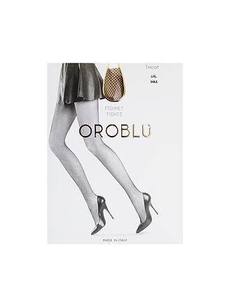 OROBLU | Collant résille "Tricot" (sabble)