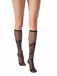 OROBLU | Chaussettes hautes SEDUCTIVE LACE 20 noir | Noir