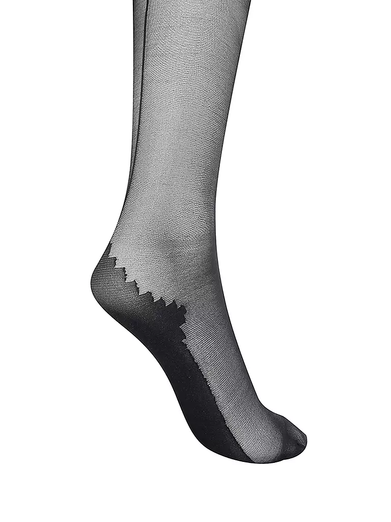 OROBLU | Collant fin "riga" 20 DIN | Noir