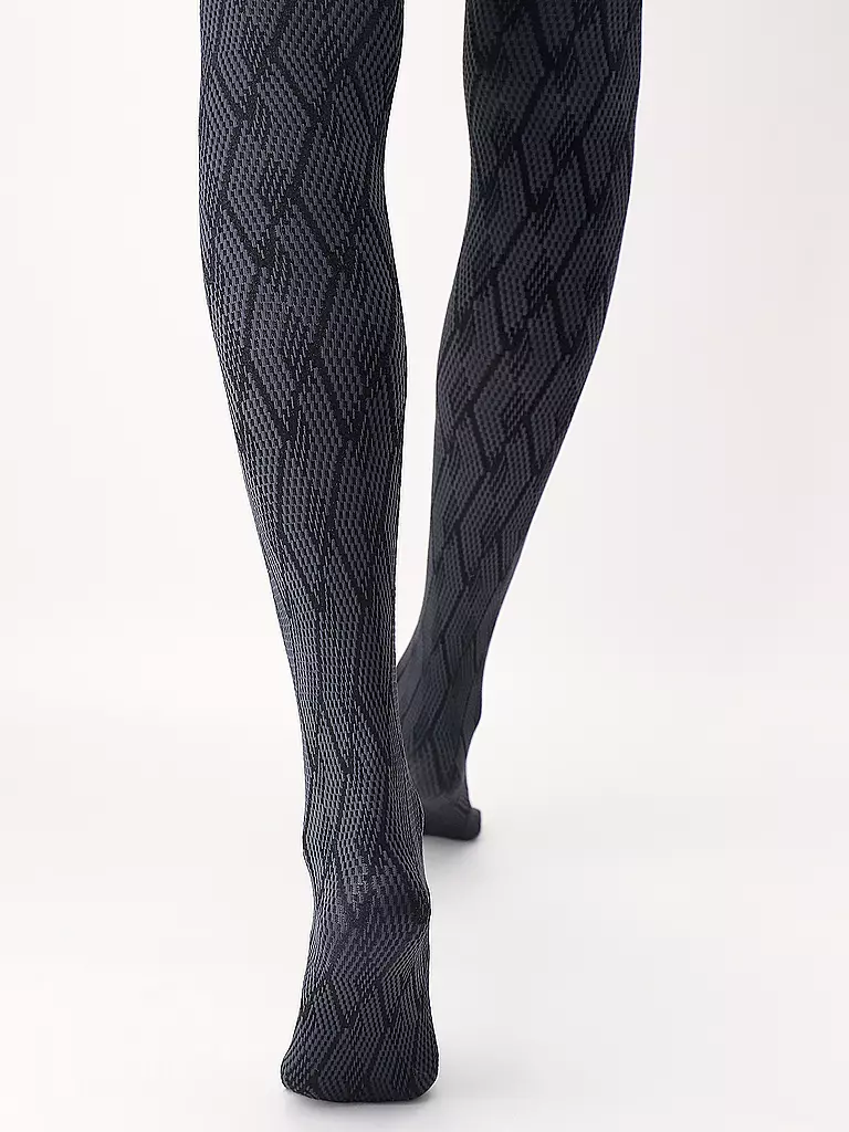OROBLU | Collant mode JACQUARD DESIGN 60 DEN gris | 