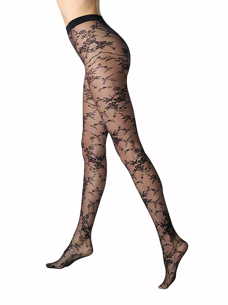 OROBLU | Collant mode SEDUCTIVE LACE 20 noir | Noir