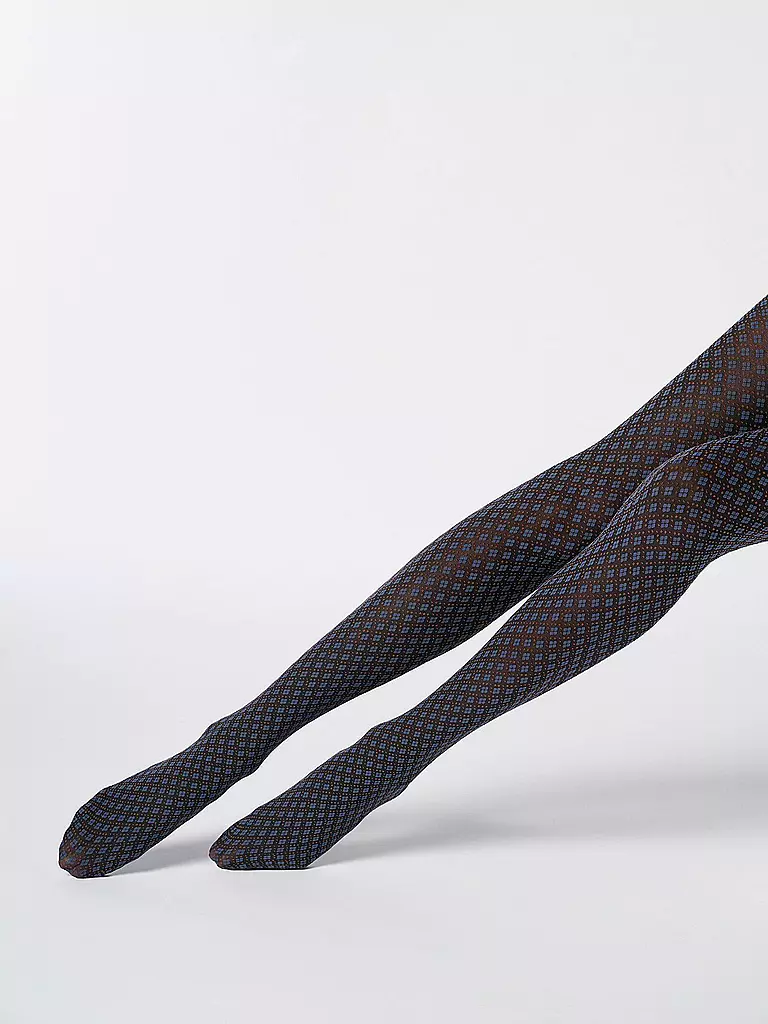 OROBLU | Collant mode TIE PATTERN 50 black / skiy | 