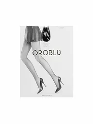 OROBLU | Collant résille "Tricot" (sabble) | Noir