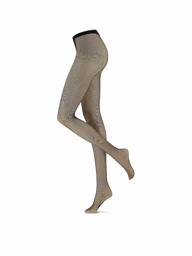 OROBLU | Collant résille "Tricot" (noir) | Noir