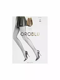 OROBLU | Collant résille "Tricot" (sabble) | Beige
