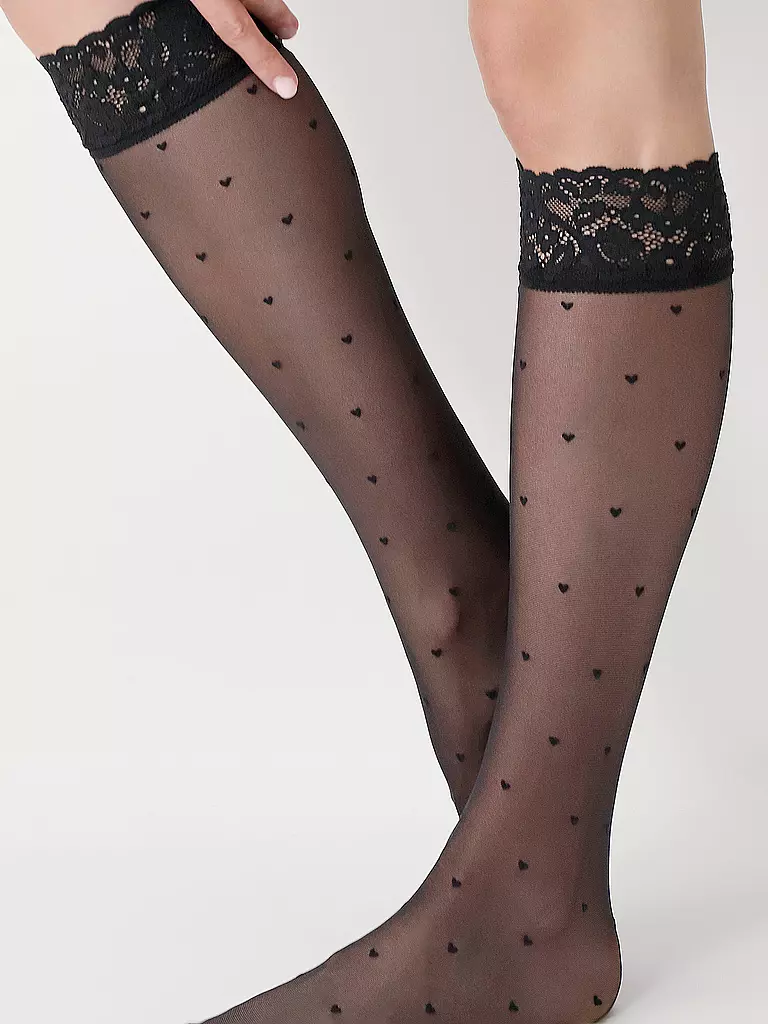 OROBLU | Kniestrümpfe SWEETIE noir | Noir