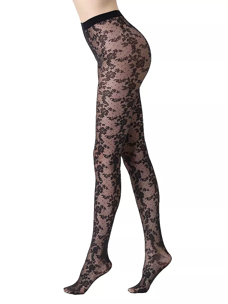 OROBLU | Modestrumpfhose SENSUEL LACE black | Noir