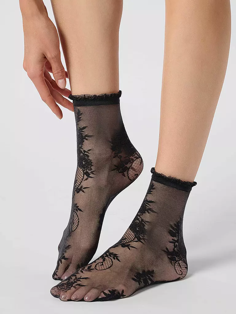 OROBLU | Socquettes fines 30 DEN noires | schwarz