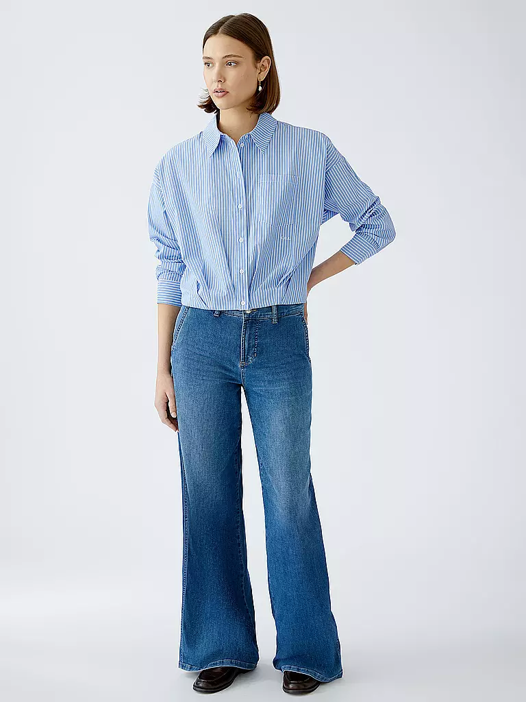 OUÍ | Blouse | blau