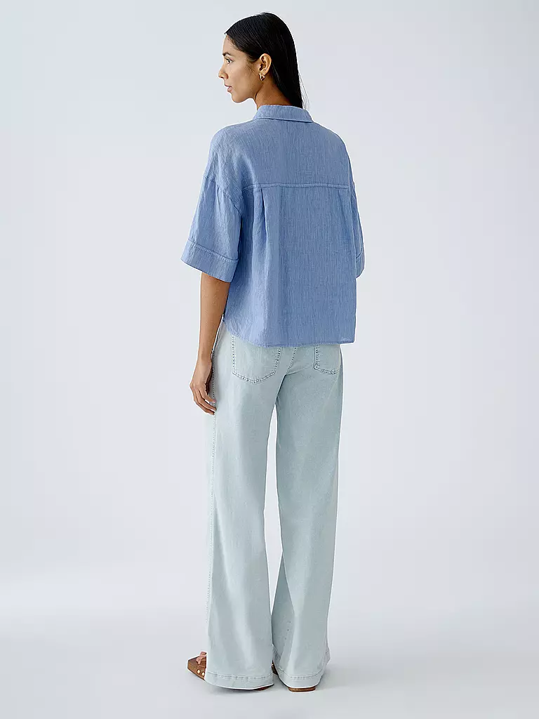OUÍ | Blouse | blau