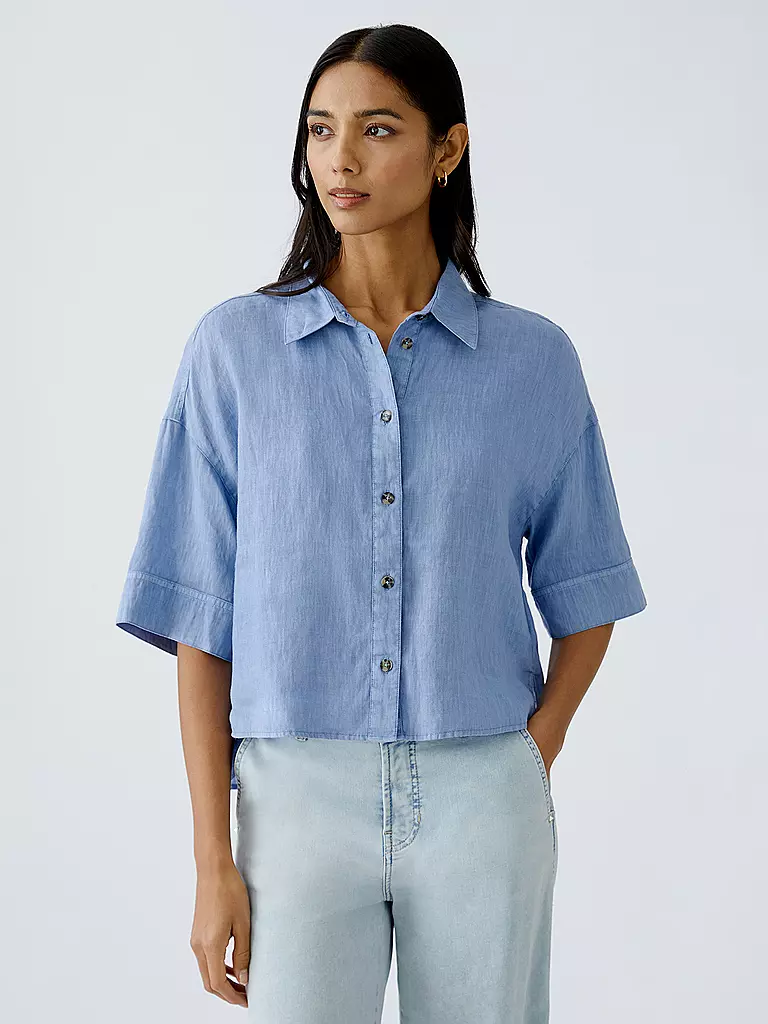 OUÍ | Blouse | blau