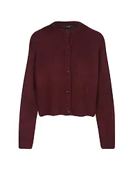 OUÍ | Cardigan ILAYA | Rouge foncé