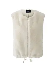 OUÍ | Gilet aspect fourrure | Beige