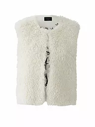 OUÍ | Gilet aspect fourrure | Crème