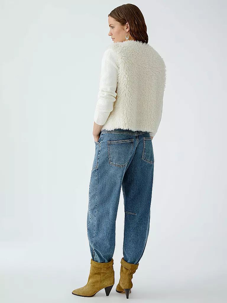 OUÍ | Gilet aspect fourrure | 