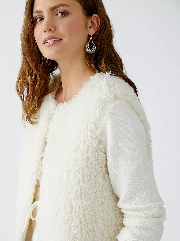 OUÍ | Gilet aspect fourrure | 