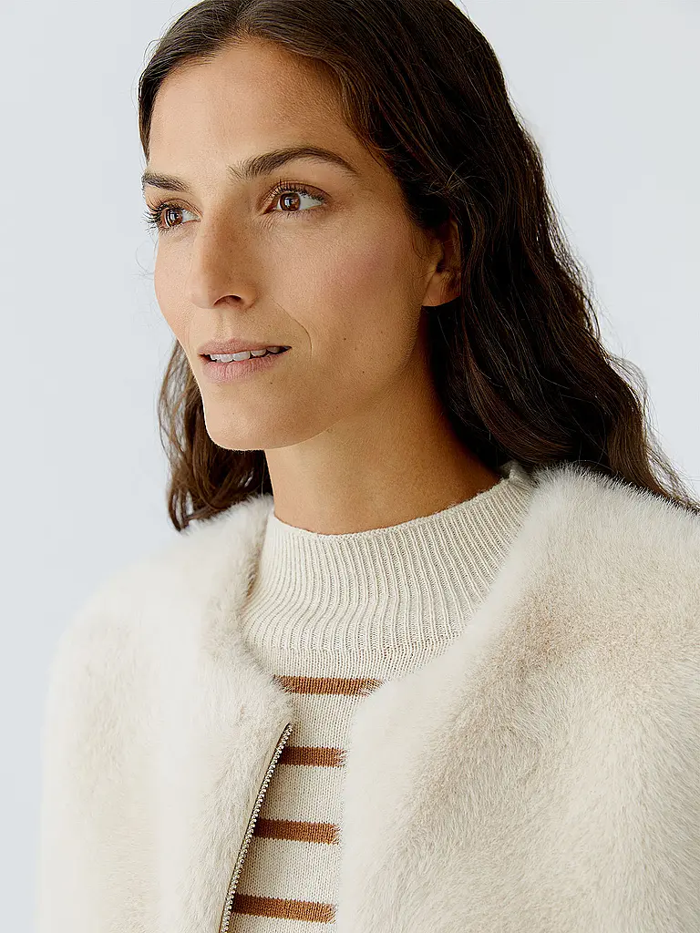 OUÍ | Gilet aspect fourrure | 