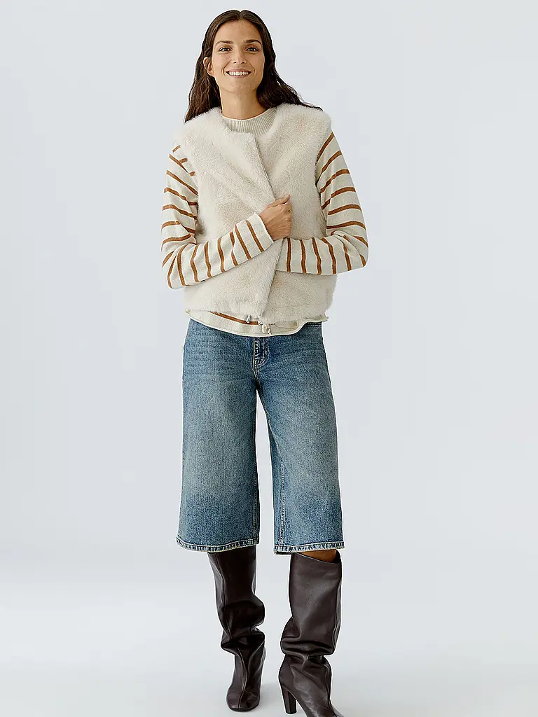 OUÍ | Gilet aspect fourrure | 