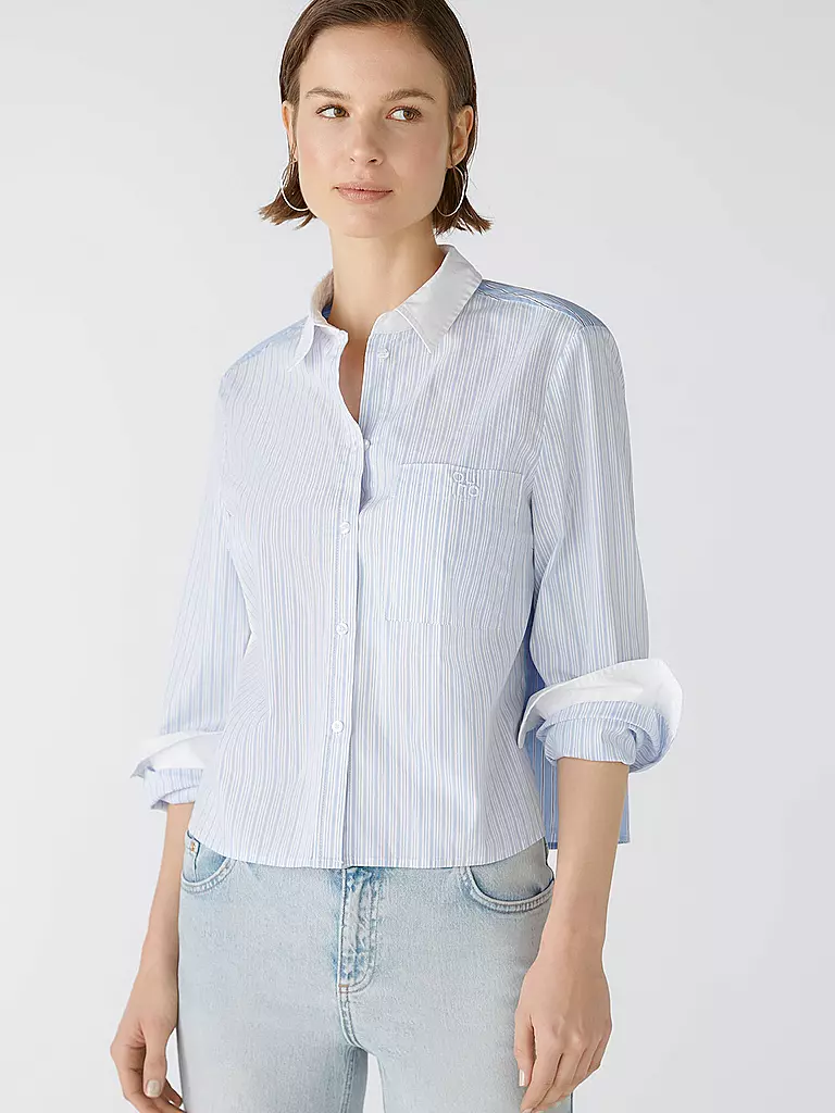 OUÍ | Hemdbluse | Bleu clair