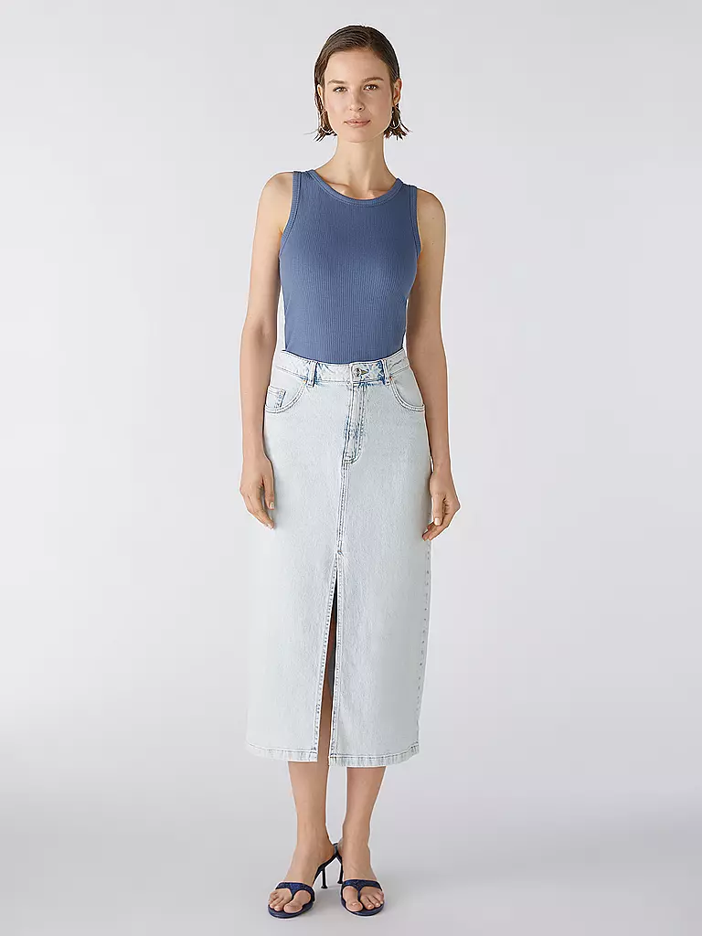 OUÍ | Jeansrock  | Bleu