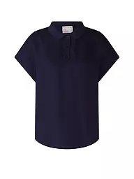 OUÍ | Leinenbluse | Bleu foncé