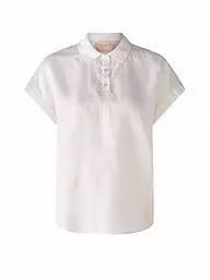 OUÍ | Leinenbluse | Blanc