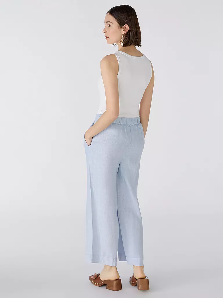 OUÍ | Leinenhose | Bleu clair
