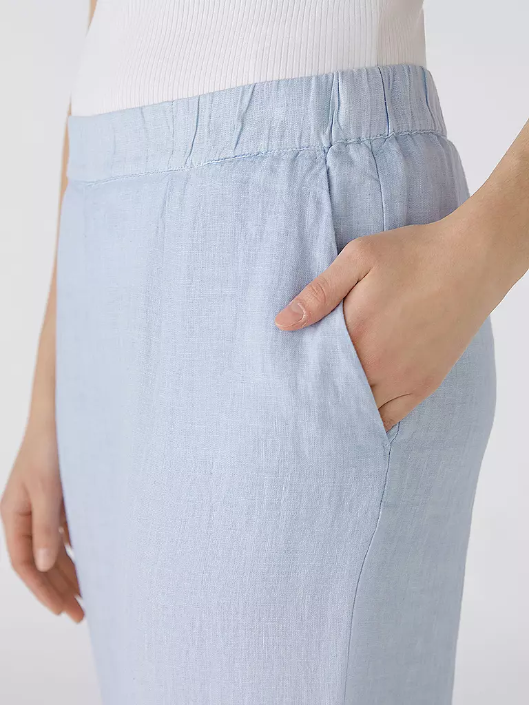OUÍ | Leinenhose | Bleu clair