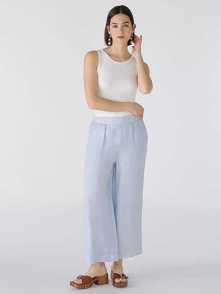 OUÍ | Leinenhose | Bleu clair