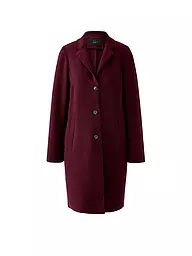 OUÍ | Manteau en laine | Rouge foncé