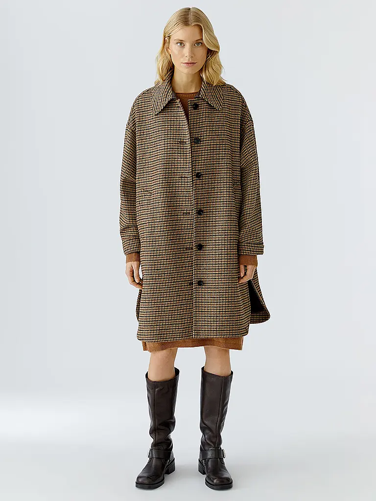 OUÍ | Manteau en laine | braun