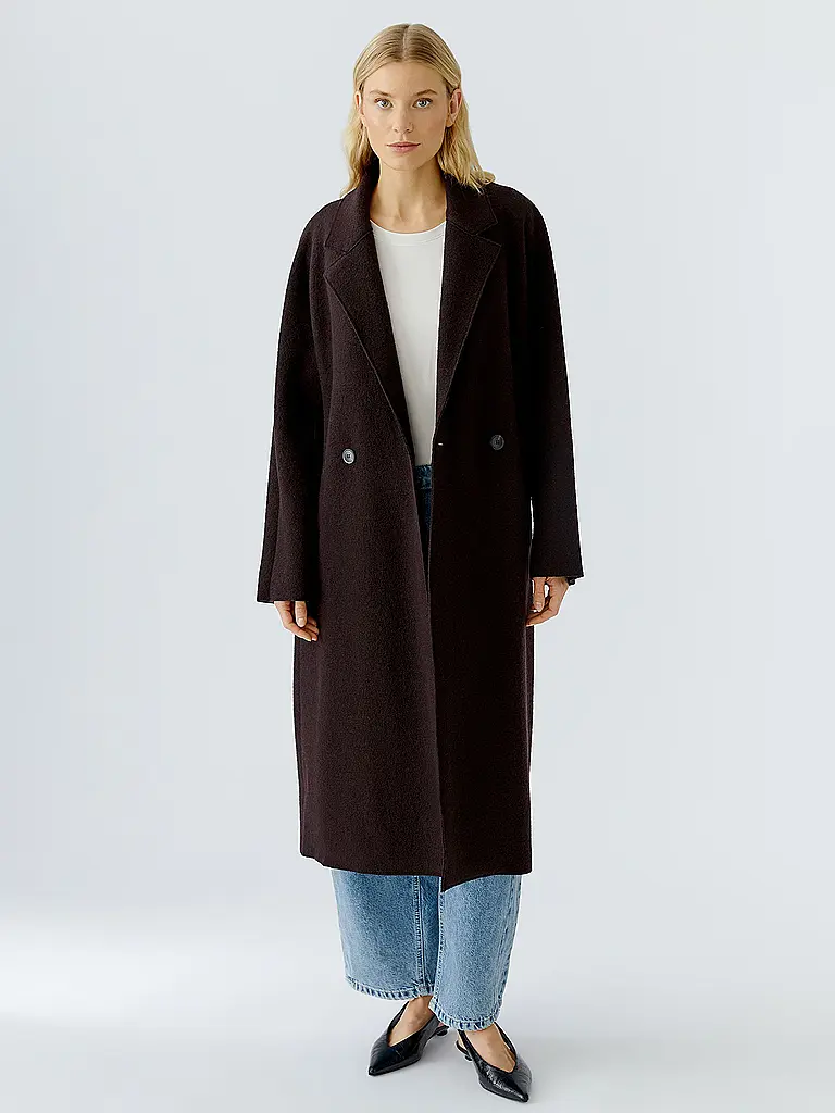 OUÍ | Manteau en laine | braun