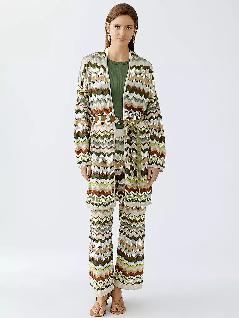OUÍ | Manteau en tricot | Multicolore