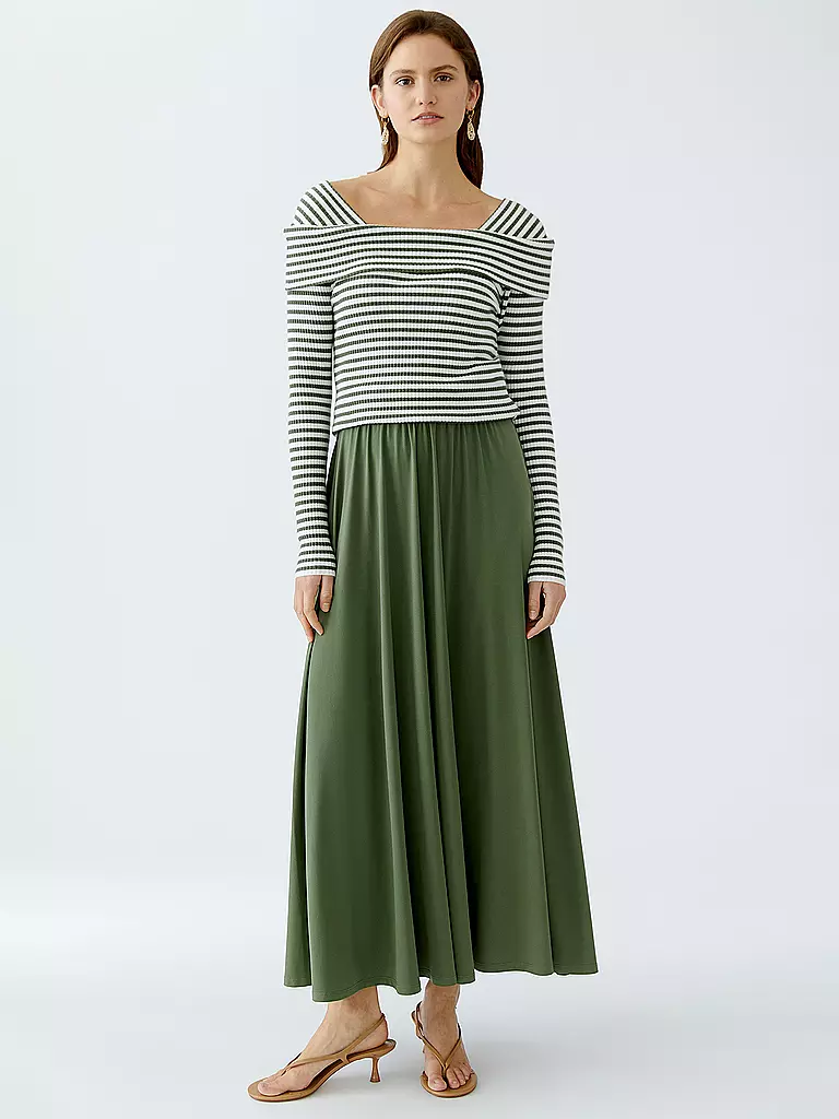 OUÍ | Maxi-jupe | olive