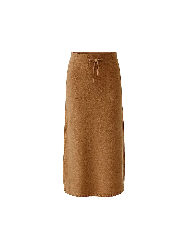 OUÍ | Midi-jupe | camel