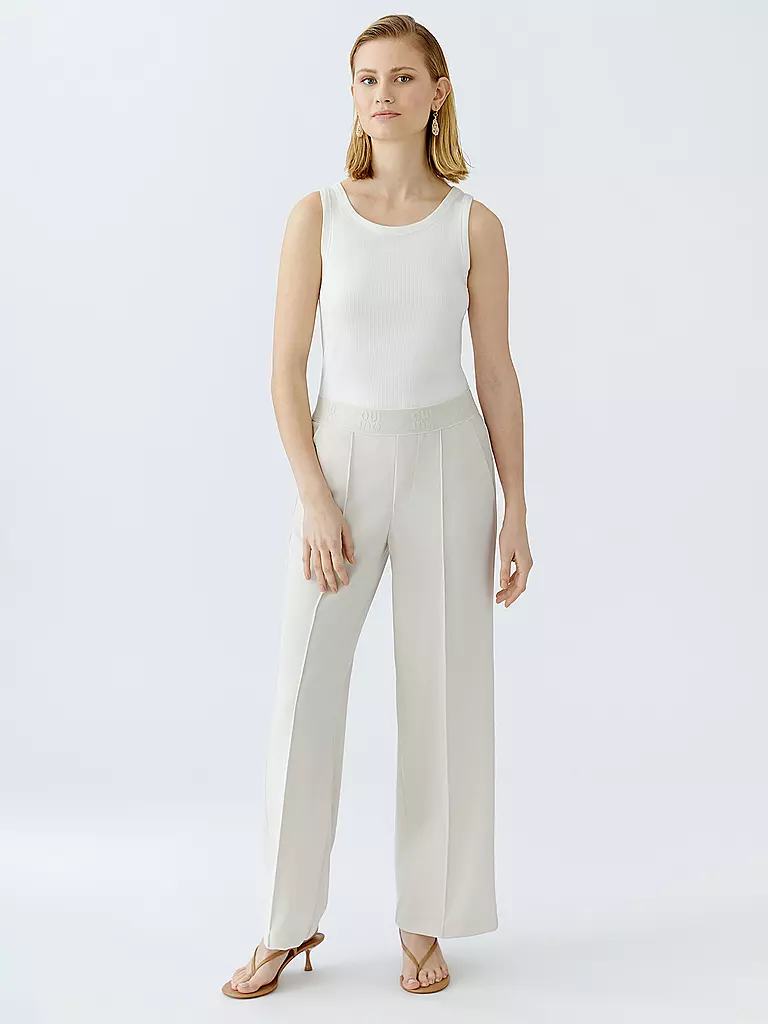 OUÍ | Pantalon Marlene | creme
