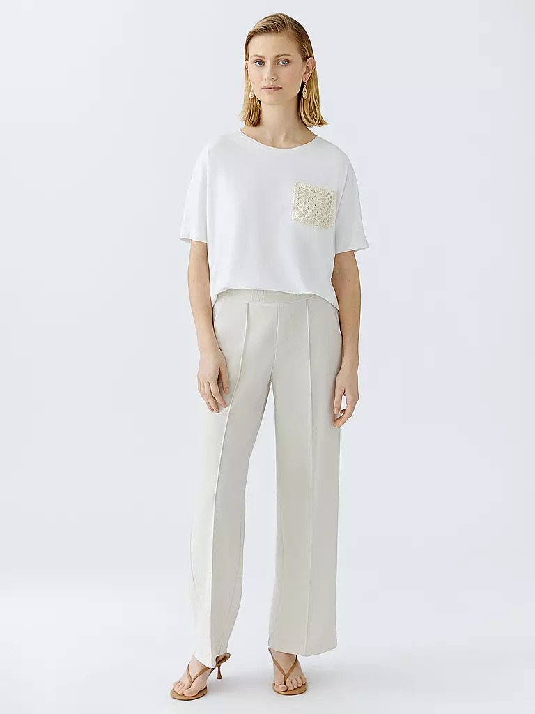 OUÍ | Pantalon Marlene | creme