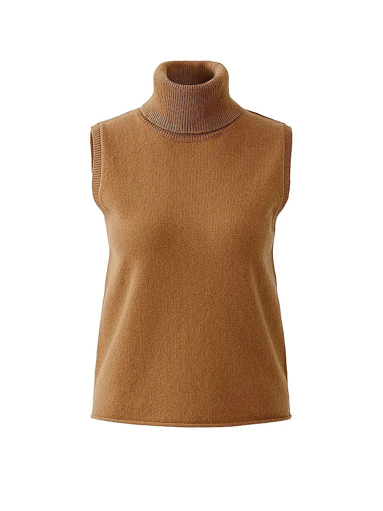 OUÍ | Pull à col roulé | camel