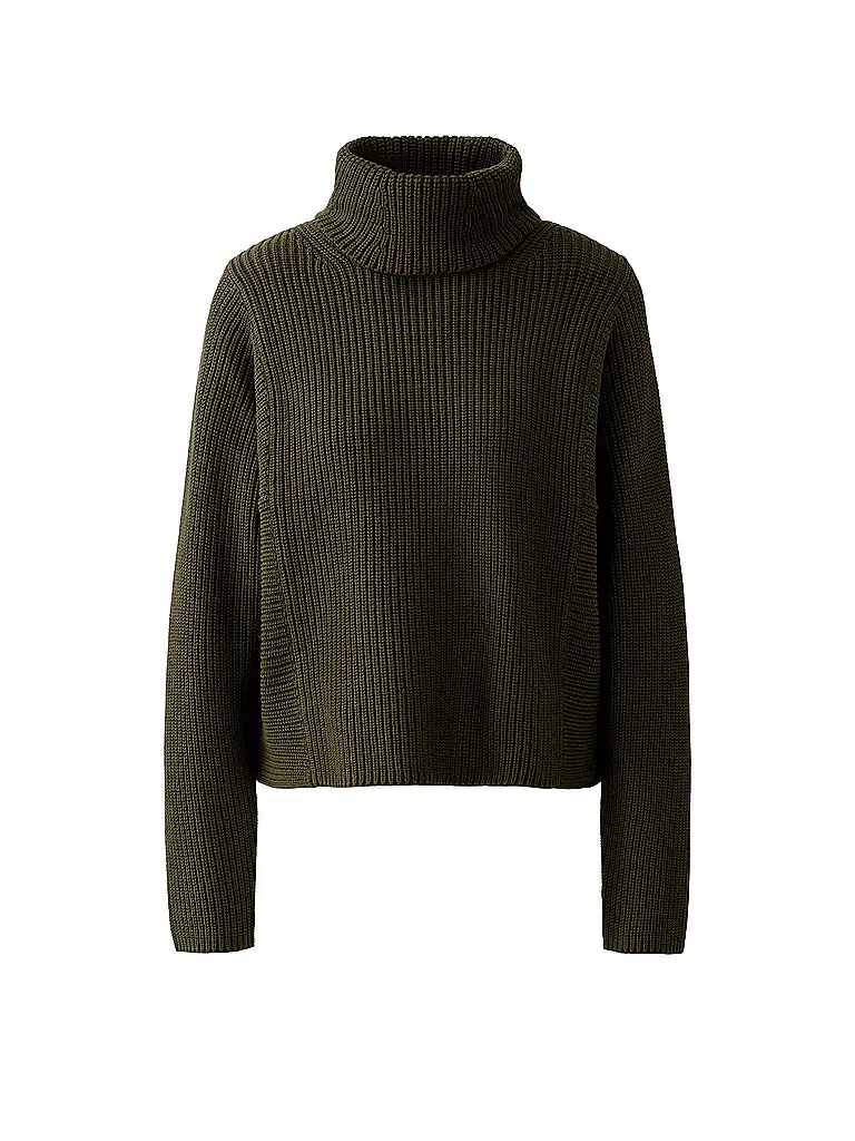 OUÍ | Pull à col roulé | Olive
