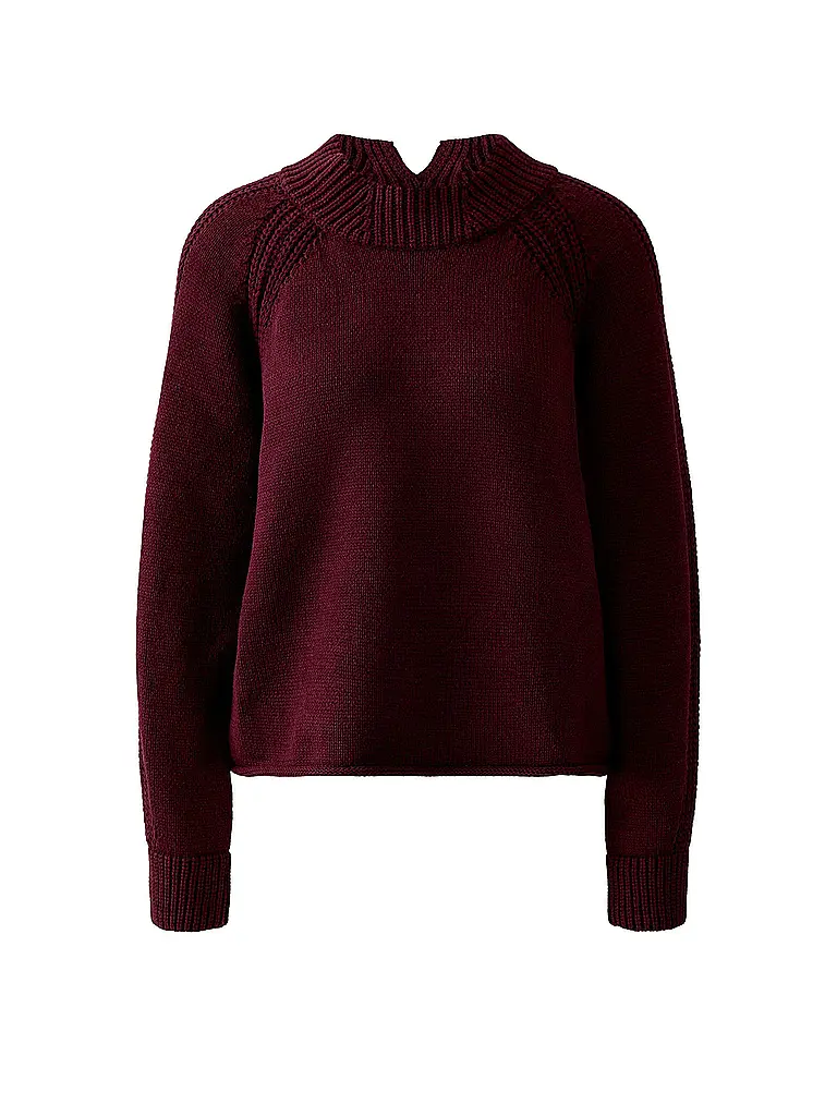 OUÍ | Pull | Rouge foncé