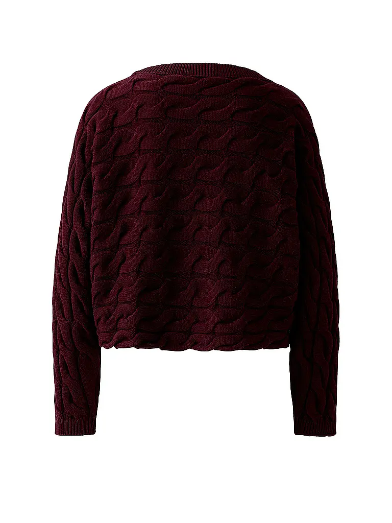 OUÍ | Pullover | dunkelrot